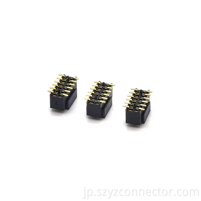 1.27mmピッチメスヘッダーコネクタキャップ付きデュアルロウSMT H3.4mm 22p-250p(3) 1.27mm Pitch Female Header Connector Dual Row SMT With CAP H3.4mm 22P-250P (3)